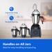 Philips Avance Collection 750 Watts 4 Jars Mixer Grinder, PowerChop technology, HL7707/00, Black-3