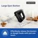 Philips Daily Collection HR3705/10 Hand Mixer with 5 speeds + Turbo, Non-slip grip, Large eject button (Black)-12 Philips Daily Collection HR3705/10 Hand Mixer with 5 speeds + Turbo, Non-slip grip, Large eject button (Black)-12