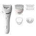 Philips 8000 Series BRE710/00 Epilator With Anti-Slip Grip, White-1 Philips 8000 Series BRE710/00 Epilator With Anti-Slip Grip, White-1