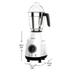 Philips HL7703 1000 Watts Mixer Grinder with Suction Feet (White)-2 Philips HL7703 1000 Watts Mixer Grinder with Suction Feet (White)-2