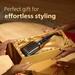 Philips Hair Straightening Brush, Naturally Straight in 5 Mins, 5X Less Frizz, Advance Ionic Keratin Tech, Triple Bristle Fast 50s Heatup, Scalp Protect, BHH885-2
