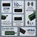 Philips Bluetooth Speaker, TAS2400GN/94, Green-2