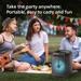 Philips TAX2208 Bluetooth Party Speaker with Free Wired Mic, 8 Speaker System, 30W Max Sound Output, Up to 7H Playtime, Dynamic Bass Boost, Party Light Modes, True Wireless Pairing, Portable (Black)-6