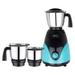 Pigeon Zest 750W 3 Jars Mixer Grinder, Anti-Slip Handles and Anti-Skid Feet, Turquoise Blue-1
