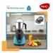 Pigeon Zest 750W 3 Jars Mixer Grinder, Anti-Slip Handles and Anti-Skid Feet, Turquoise Blue-3