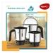 Pigeon Zest 750W 3 Jars Mixer Grinder, Anti-Slip Handles and Anti-Skid Feet, Turquoise Blue-4