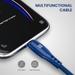 Portronics Konnect A POR 1414 1m USB-C Cable, Blue-7 Portronics Konnect A POR 1414 1m USB-C Cable, Blue-7
