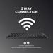 Portronics Bubble Wireless Keyboard, Black-2 Portronics Bubble Wireless Keyboard, Black-2
