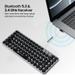 Portronics Bubble 2.0 Bluetooth Wireless Keyboard, Grey-2