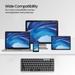 Portronics Bubble 2.0 Bluetooth Wireless Keyboard, Grey-4 Portronics Bubble 2.0 Bluetooth Wireless Keyboard, Grey-4