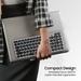 Portronics Bubble 2.0 Bluetooth Wireless Keyboard, Grey-5