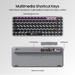 Portronics Bubble 2.0 Bluetooth Wireless Keyboard, Grey-6