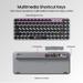 Portronics Bubble 2.0 Bluetooth Wireless Keyboard, Grey-6 Portronics Bubble 2.0 Bluetooth Wireless Keyboard, Grey-6