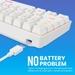 Portronics Hydra 10 Wireless Gaming Keyboard, White and Red-8