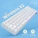 Portronics Hydra 10 Wireless Gaming Keyboard, White and Brown-2 Portronics Hydra 10 Wireless Gaming Keyboard, White and Brown-2