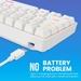 Portronics Hydra 10 Wireless Gaming Keyboard, White and Brown-8 Portronics Hydra 10 Wireless Gaming Keyboard, White and Brown-8