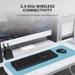 Portronics Key6 Wireless Keyboard & Mouse Combo, Black-6 Portronics Key6 Wireless Keyboard & Mouse Combo, Black-6