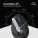 Portronics Toad Ergo Vertical Wireless Mouse, Black-2