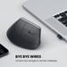 Portronics Toad Ergo Vertical Wireless Mouse, Black-3
