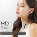 Portronics Conch Theta C in Ear Type C Wired Earphones with in Line HD Mic, Powerful Audio, 14.2 mm Driver, Unique Earbuds Design, TPE Anti Tangle Wire, in line Controls, Wide Compatibility (Black)-2