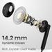 Portronics Conch Theta C in Ear Type C Wired Earphones with in Line HD Mic, Powerful Audio, 14.2 mm Driver, Unique Earbuds Design, TPE Anti Tangle Wire, in line Controls, Wide Compatibility (Black)-4
