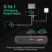 Portronics Luxcell Magclick 10000 mAH Power Bank, Dark Grey, POR-2257-5