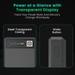 Portronics Luxcell Magclick 10000 mAH Power Bank, Dark Grey, POR-2257-7