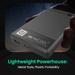Portronics Luxcell Magclick 10000 mAH Power Bank, Dark Grey, POR-2257-9