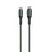 Portronics Konnect Square C Type C to Type C Charging Cable, Green-1