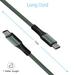 Portronics Konnect Square C Type C to Type C Charging Cable, Green-2