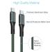 Portronics Konnect Square C Type C to Type C Charging Cable, Green-3