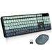 Portronics Key11 Rechargeable Wireless Keyboard and Mouse Combo, Green-1