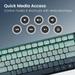 Portronics Key11 Rechargeable Wireless Keyboard and Mouse Combo, Green-7