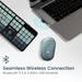 Portronics Key11 Rechargeable Wireless Keyboard and Mouse Combo, Green-10