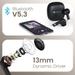 Portronics Twins S18 Pro In Ear TWS Earbuds with 30 Hours Playtime, in Built HD Mic, Game/Music Mode, 13 mm Dynamic Driver, Low Latency, Touch Control, Type C Fast Charging, Light Weight, Comfy Fit (Black) - POR 2841-3