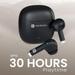 Portronics Twins S18 Pro In Ear TWS Earbuds with 30 Hours Playtime, in Built HD Mic, Game/Music Mode, 13 mm Dynamic Driver, Low Latency, Touch Control, Type C Fast Charging, Light Weight, Comfy Fit (Black) - POR 2841-4