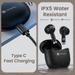 Portronics Twins S18 Pro In Ear TWS Earbuds with 30 Hours Playtime, in Built HD Mic, Game/Music Mode, 13 mm Dynamic Driver, Low Latency, Touch Control, Type C Fast Charging, Light Weight, Comfy Fit (Black) - POR 2841-6
