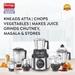 Prestige Endura Mixer Grinders 1000 Watts with 6 Jar-2