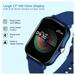 pTron Force X10e SmartWatch, 24/7 Heart Rate Tracking, SpO2, IP68 Waterproof, Blue-3