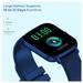 pTron Force X10e SmartWatch, 24/7 Heart Rate Tracking, SpO2, IP68 Waterproof, Blue-5