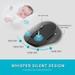 Rapoo 9350M C-Type Rechargeable Bluetooth Wireless Multi-Device Mouse & Keyboard Set, Dark Grey-3