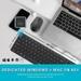 Rapoo 9350M C-Type Rechargeable Bluetooth Wireless Multi-Device Mouse & Keyboard Set, Dark Grey-6