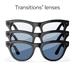 Ray-Ban Meta Skyler (Gen 1) with Meta AI, photo and video capture - Shiny Black, Transitions Cerulean Blue lenses-4 Ray-Ban Meta Skyler (Gen 1) with Meta AI, photo and video capture - Shiny Black, Transitions Cerulean Blue lenses-4