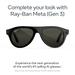 Ray-Ban Meta (Gen 3) Aviator Shiny Black Polarized Green Lenses-3
