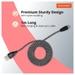Reconnect USB-C Braided Cable, 480 Mbps Data Speed, 18 W, 3 A Fast Charging, 100 cm (1 m) Length, Premium Sturdy Design, Nylon Braiding, Compatible with USB-C Ports, Black, RATCB1003-2