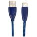 Reconnect RATCB1003 USB-C Braided Cable, 480 Mbps Data Speed, 18W, 3A Fast Charging, 100 cm (1 m) Length, Premium Sturdy Design, Nylon Braiding, Compatible with USB-C Ports, Made in India, Blue-1 Reconnect RATCB1003 USB-C Braided Cable, 480 Mbps Data Speed, 18W, 3A Fast Charging, 100 cm (1 m) Length, Premium Sturdy Design, Nylon Braiding, Compatible with USB-C Ports, Made in India, Blue-1