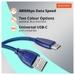 Reconnect RATCB1003 USB-C Braided Cable, 480 Mbps Data Speed, 18W, 3A Fast Charging, 100 cm (1 m) Length, Premium Sturdy Design, Nylon Braiding, Compatible with USB-C Ports, Made in India, Blue-2 Reconnect RATCB1003 USB-C Braided Cable, 480 Mbps Data Speed, 18W, 3A Fast Charging, 100 cm (1 m) Length, Premium Sturdy Design, Nylon Braiding, Compatible with USB-C Ports, Made in India, Blue-2