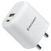 Reconnect 20 Watt Fast Charging Wall Charger, Dual Ports (USB-A & USB-C), QC 3.0 Certified, Multi-Layer Protection, Intelligent Power Distribution, Fire Retardant Body, White-1 Reconnect 20 Watt Fast Charging Wall Charger, Dual Ports (USB-A & USB-C), QC 3.0 Certified, Multi-Layer Protection, Intelligent Power Distribution, Fire Retardant Body, White-1