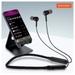 Reconnect Dank Neckband with IPx4, water resistance, 16Hrs Battery, Bluetooth v5.0, Multi point connection (Black) with 1 year warranty-6 Reconnect Dank Neckband with IPx4, water resistance, 16Hrs Battery, Bluetooth v5.0, Multi point connection (Black) with 1 year warranty-6