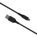 Reconnect RAMCG1006 Micro USB Cable, 2.4 A Fast charging, 100 cm (1 m length), 480 MBPS Data Sync, Compatible with smartphones, tablets, cameras, Sturdy Design with Superior Copper Conductor, Black-2
